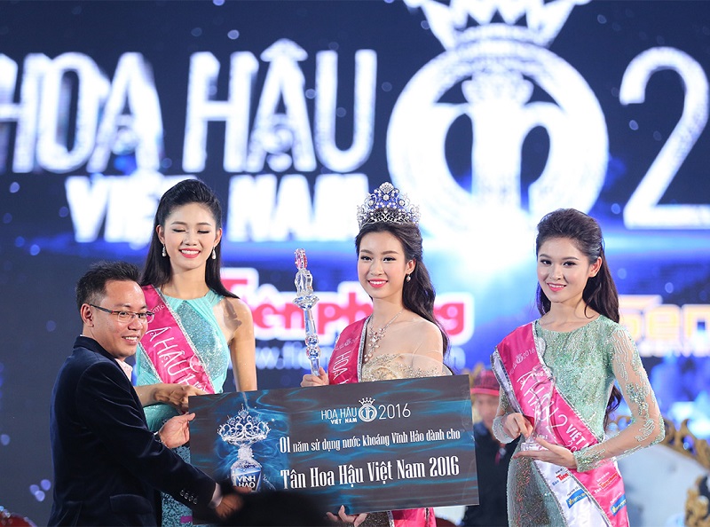 Vĩnh Hảo hân hạnh là nước khoáng của Hoa Hậu Việt Nam
